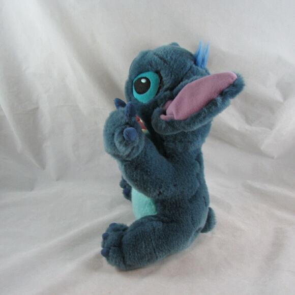 Disney Store Lilo And Stitch 11" Plush Stitch Soft Cuddly Stuffed Alien Toy EUC - Picture 2 of 6